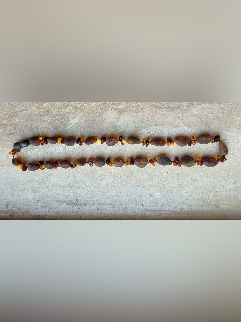 Amber Bead Necklace - Picture 2 of 6